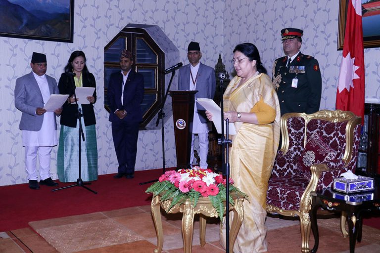 Mahesh Raj Dahal sworn in as new ambassador of Nepal to Australia